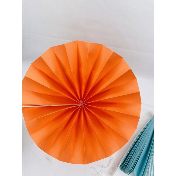 Honeycomb Hanging Round Paper Fans Decoration Party Kit Accessories Multicolor - Picture 9 of 12